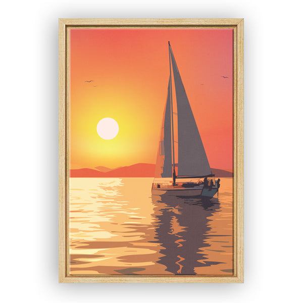 Voiles au Crépuscule