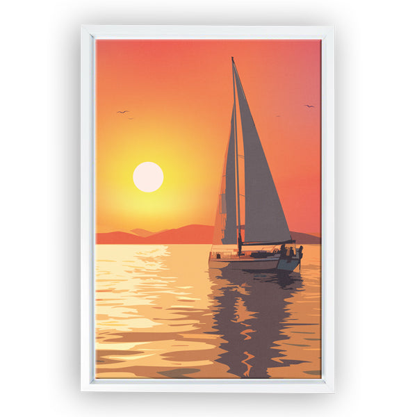 Voiles au Crépuscule